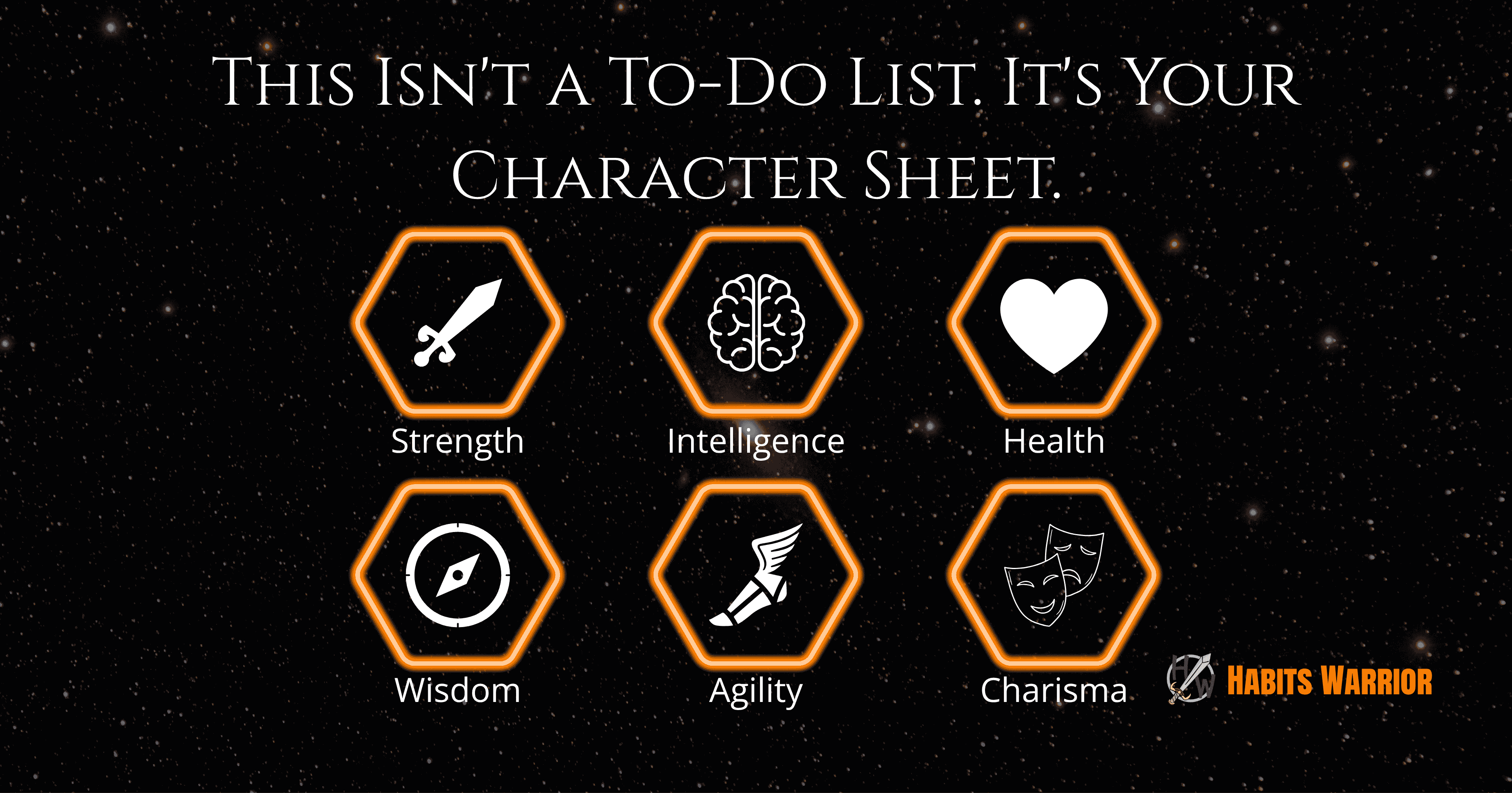 This Isn't a To-Do List. It's Your Character Sheet.